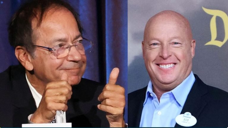 Bob Chapek and John Paulson