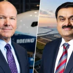 Dave Calhoun and Gautam Adani