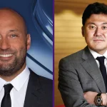 Derek Jeter and Hiroshi Mikitani