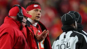 Patrick Mahomes and Larry Silverstein