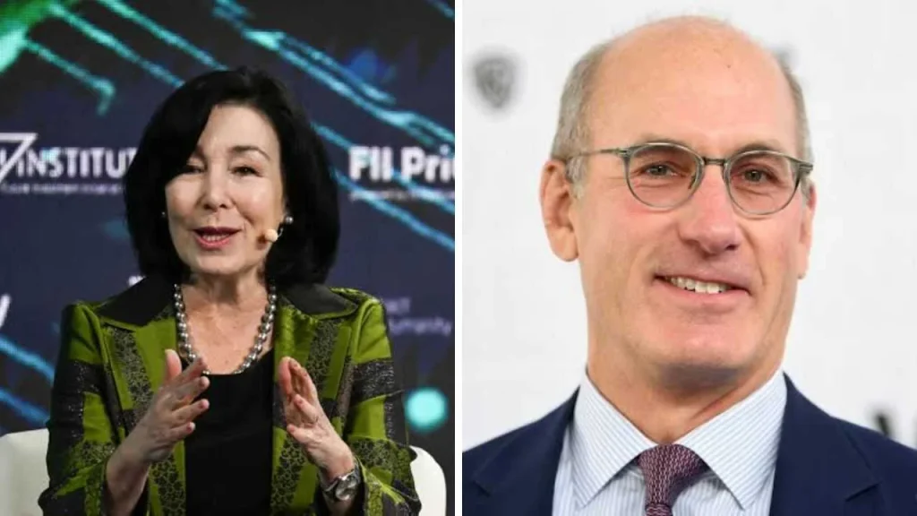 Safra Catz and Diane von Furstenberg