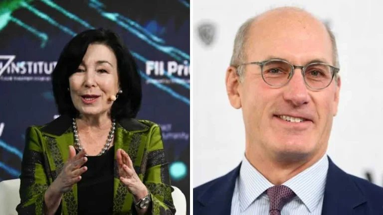 Safra Catz and Diane von Furstenberg